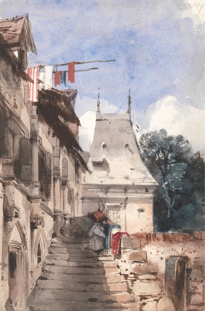 Abtei St-Amand, Rouen von Richard Parkes Bonington